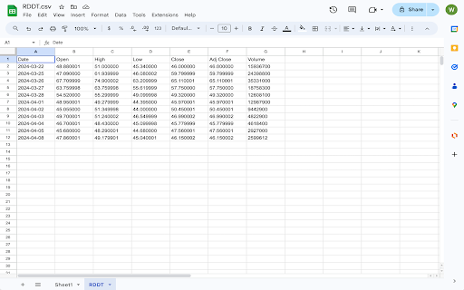 Send to Sheets CSV  Excel File Viewer  from Chrome web store to be run with OffiDocs Chromium online