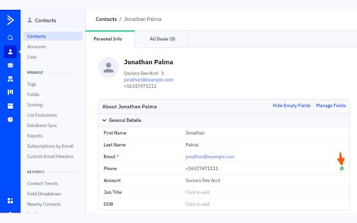 Send WhatsApp Messsages from ActiveCampaign  from Chrome web store to be run with OffiDocs Chromium online