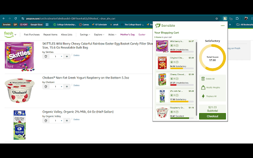 Sensible  from Chrome web store to be run with OffiDocs Chromium online