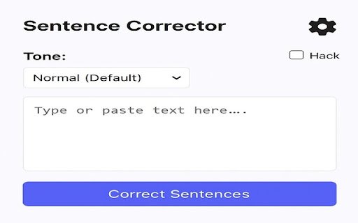 Sentence Corrector  from Chrome web store to be run with OffiDocs Chromium online