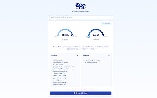 SEO Boss  from Chrome web store to be run with OffiDocs Chromium online