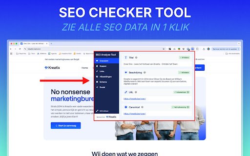 SEO Checker Tool Gratis SEO analyse van elke website  from Chrome web store to be run with OffiDocs Chromium online