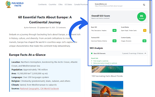 SEO Meta Tag Analyzer  from Chrome web store to be run with OffiDocs Chromium online