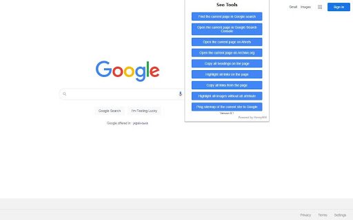 SeoTool  from Chrome web store to be run with OffiDocs Chromium online