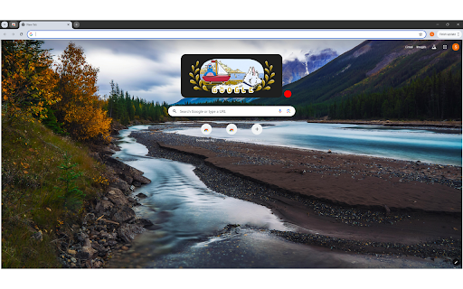 serene lake surrounded by lush green trees  from Chrome web store to be run with OffiDocs Chromium online