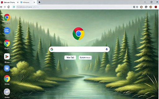 Serene Nature Theme  from Chrome web store to be run with OffiDocs Chromium online