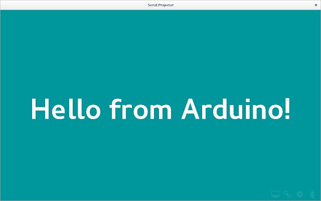 Serial Projector  from Chrome web store to be run with OffiDocs Chromium online