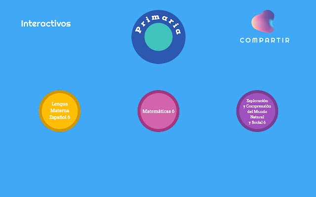 Серія Compartir. Primaria 1. Interactivos із веб-магазину Chrome, які можна запускати за допомогою OffiDocs Chromium онлайн