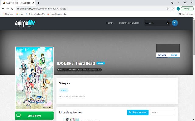 Seriesflv Ver Anime HD Online Chrome ウェブストアから無料で OffiDocs Chromium online で実行可能