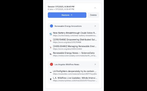Sessionly  from Chrome web store to be run with OffiDocs Chromium online
