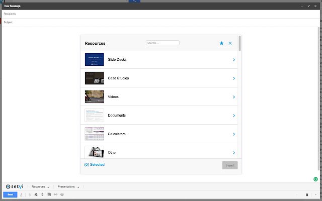 SETVI Gmail Plugin از فروشگاه وب Chrome برای اجرا با OffiDocs Chromium به صورت آنلاین