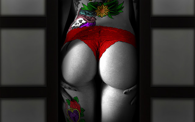 Sexy Tattoo Girl dal negozio web di Chrome verrà eseguito con OffiDocs Chromium online