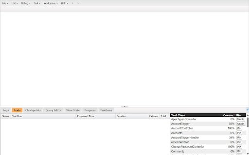 SF Test Console  from Chrome web store to be run with OffiDocs Chromium online