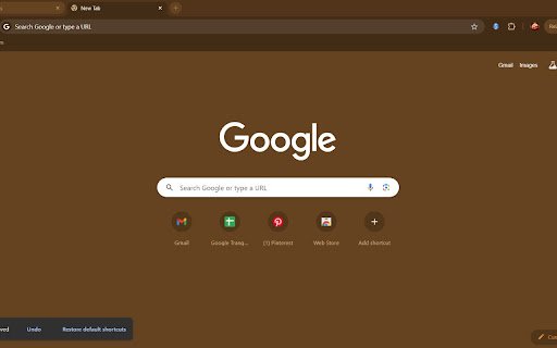 Shades of Brown Chrome Theme  from Chrome web store to be run with OffiDocs Chromium online