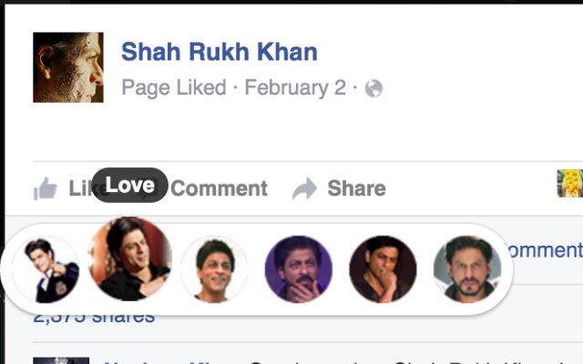 Shahrukh Khan Reactions dal Chrome Web Store da eseguire con OffiDocs Chromium online