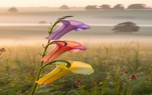 Shape into three trumpet shaped flowers  from Chrome web store to be run with OffiDocs Chromium online