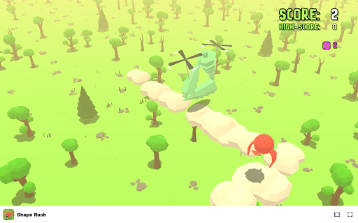 Shape Rush 3D  Adventure  Puzzle Game  from Chrome web store to be run with OffiDocs Chromium online