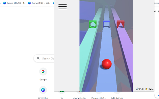 Shape Shift Parkour Unblocked Game  from Chrome web store to be run with OffiDocs Chromium online