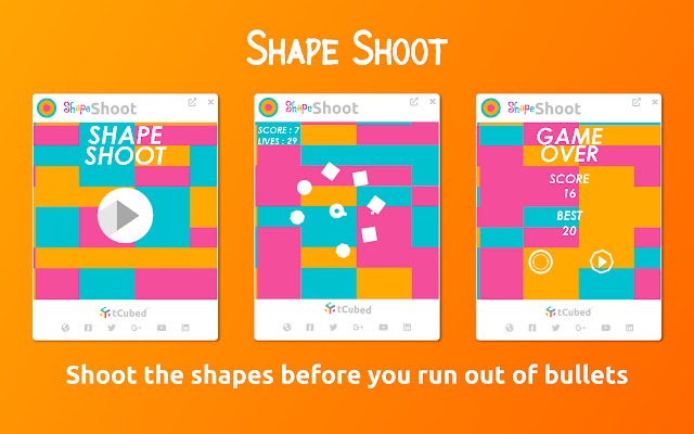 Shape Shoot  from Chrome web store to be run with OffiDocs Chromium online
