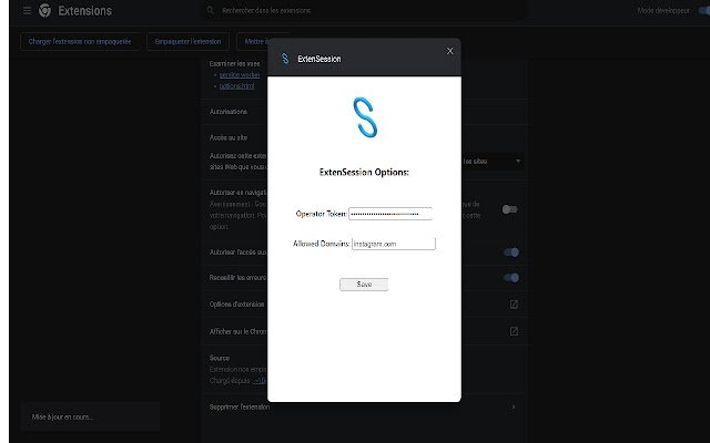 Share A Session  from Chrome web store to be run with OffiDocs Chromium online