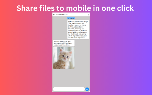 ShareSpot share text  files to mobile  from Chrome web store to be run with OffiDocs Chromium online