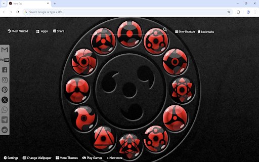 Sharingan Wallpaper  from Chrome web store to be run with OffiDocs Chromium online