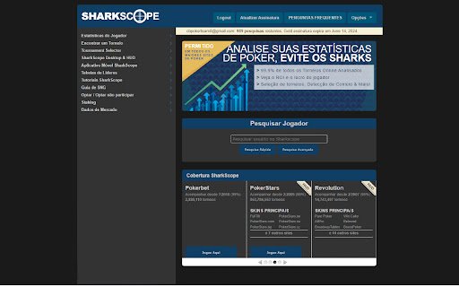 Sharkscope Dark Mode  from Chrome web store to be run with OffiDocs Chromium online