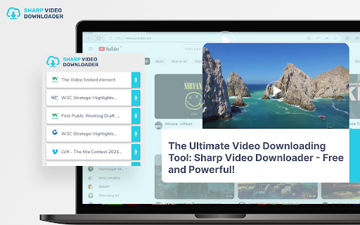 SharpGrip Video Download  from Chrome web store to be run with OffiDocs Chromium online