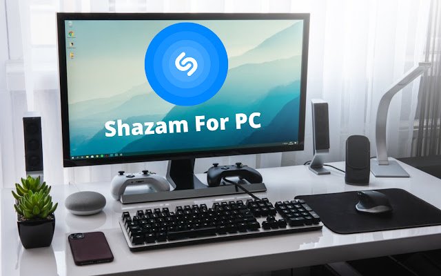 Shazam PC 版新标签背景来自 Chrome 网上商店，可与 OffiDocs Chromium 在线运行