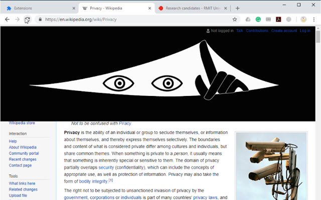 Shhh! Someone Is Peeping  from Chrome web store to be run with OffiDocs Chromium online
