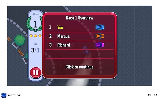 Shift To Drift Driving  Racing  Arcade Game  from Chrome web store to be run with OffiDocs Chromium online