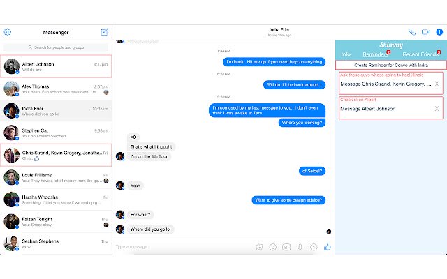Shimmy  from Chrome web store to be run with OffiDocs Chromium online