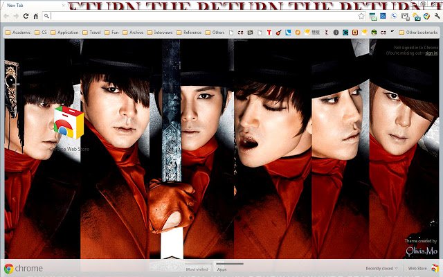 Shinhwa The Return from Chrome web store será executado com OffiDocs Chromium online