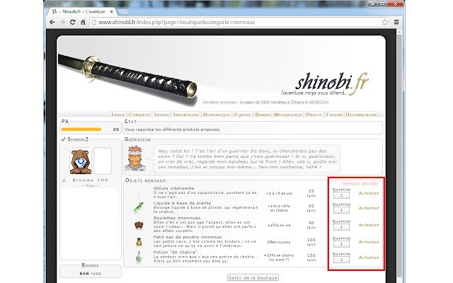 Shinobuy  from Chrome web store to be run with OffiDocs Chromium online