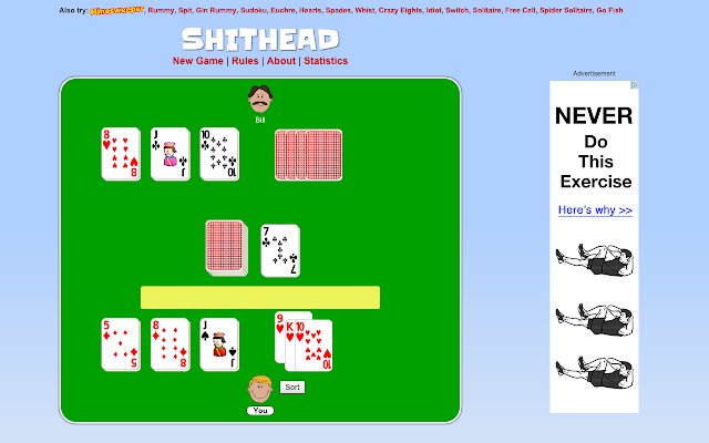 Shithead  from Chrome web store to be run with OffiDocs Chromium online
