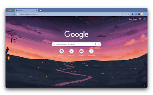 Shooting stars  from Chrome web store to be run with OffiDocs Chromium online