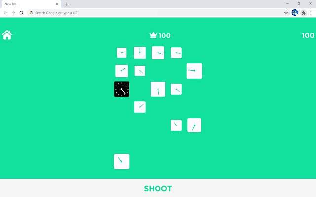 Shooty Clocks Casual Game  from Chrome web store to be run with OffiDocs Chromium online