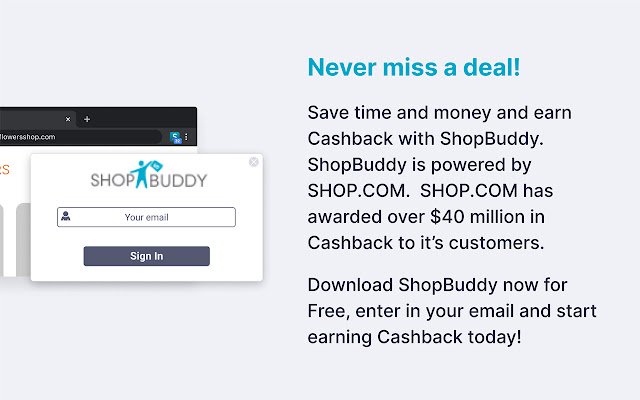 ShopBuddy USA ze sklepu internetowego Chrome do uruchomienia z OffiDocs Chromium online