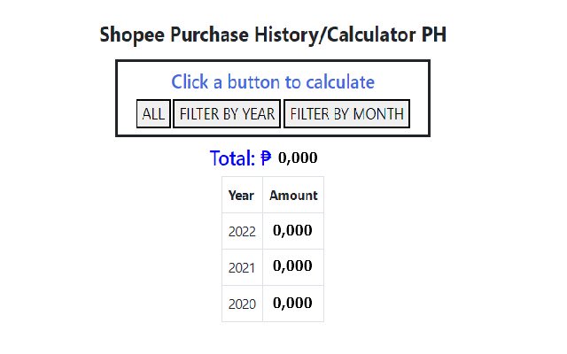 Chrome web mağazasından Shopee Calculator PH, OffiDocs Chromium çevrimiçi ile çalıştırılacak