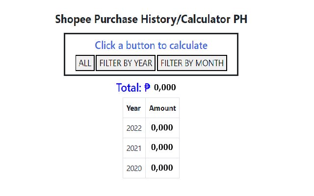 Chrome ウェブストアの Shopee Calculator PH を OffiDocs Chromium online で実行