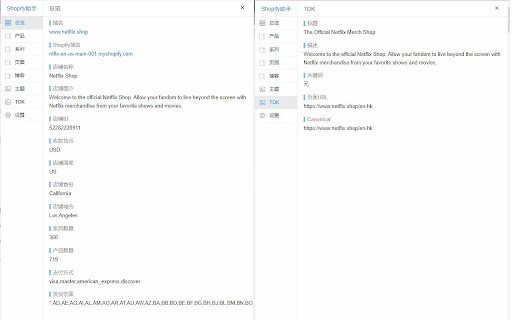 Shopify数据助手  from Chrome web store to be run with OffiDocs Chromium online
