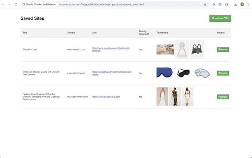 Shopify Checker and Detector  from Chrome web store to be run with OffiDocs Chromium online