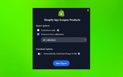 Shopify Spy Scrapes Products from Chrome web store to be run with OffiDocs Chromium online Shopify Spy Scrapes Products from Chrome web store to be run with OffiDocs Chromium online