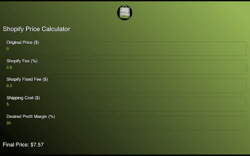 ShopiPrice  from Chrome web store to be run with OffiDocs Chromium online