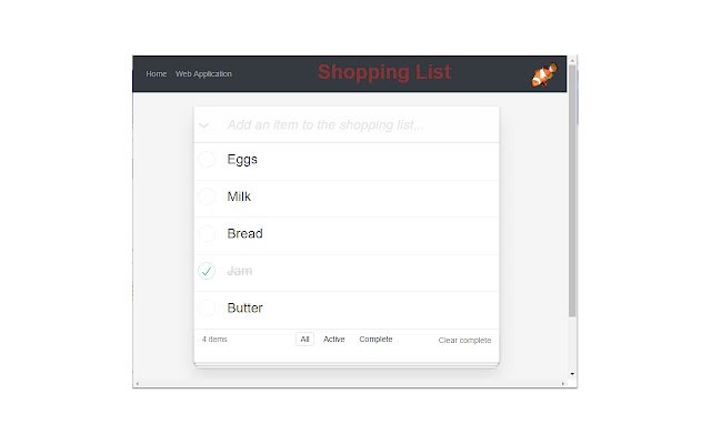 Shopping List  from Chrome web store to be run with OffiDocs Chromium online
