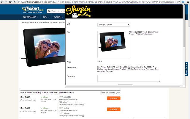 Shopping Mates  from Chrome web store to be run with OffiDocs Chromium online