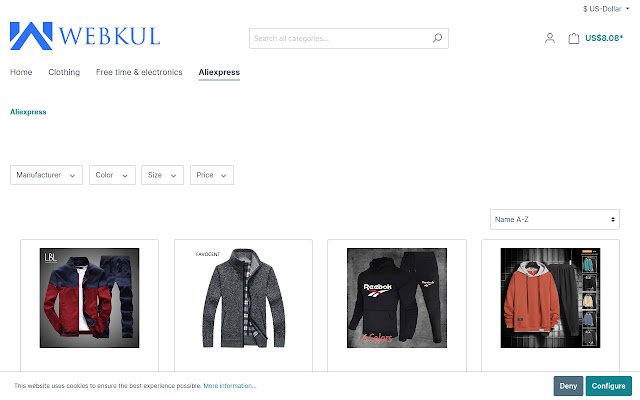 Shopware AliExpress Importer  from Chrome web store to be run with OffiDocs Chromium online