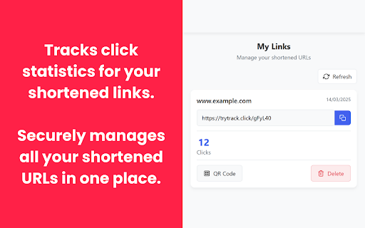 Shorlix URL Shortener  QR Code Generator  from Chrome web store to be run with OffiDocs Chromium online