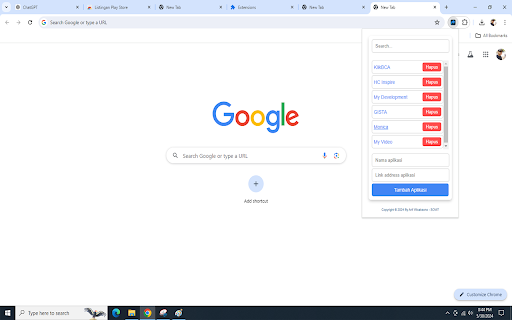Shortcut Manager  from Chrome web store to be run with OffiDocs Chromium online