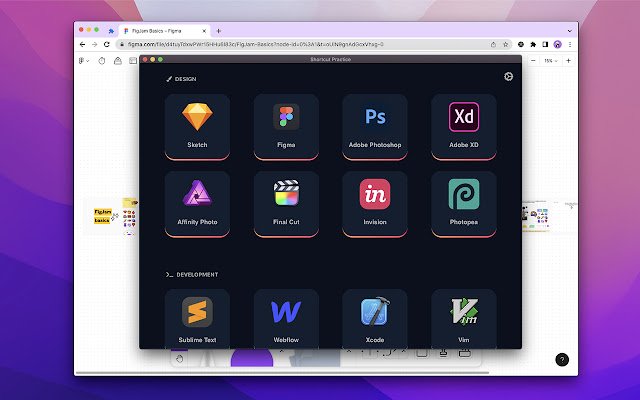 Shortcut Practice  from Chrome web store to be run with OffiDocs Chromium online